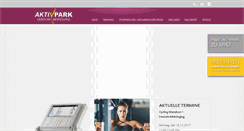 Desktop Screenshot of aktivpark.com